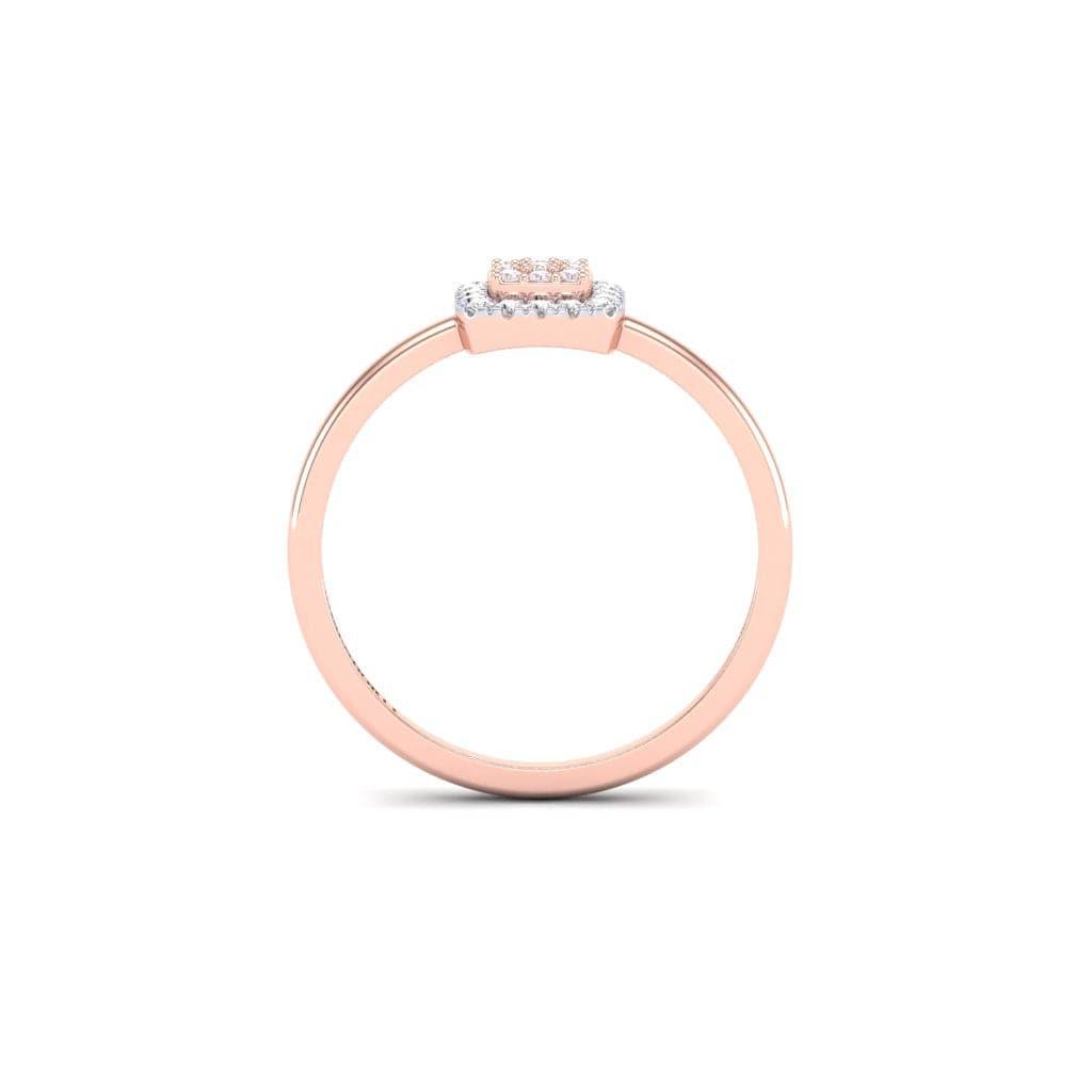 Eminence Pinks Diamond Square Ring - Rosendorff Diamond Jewellers