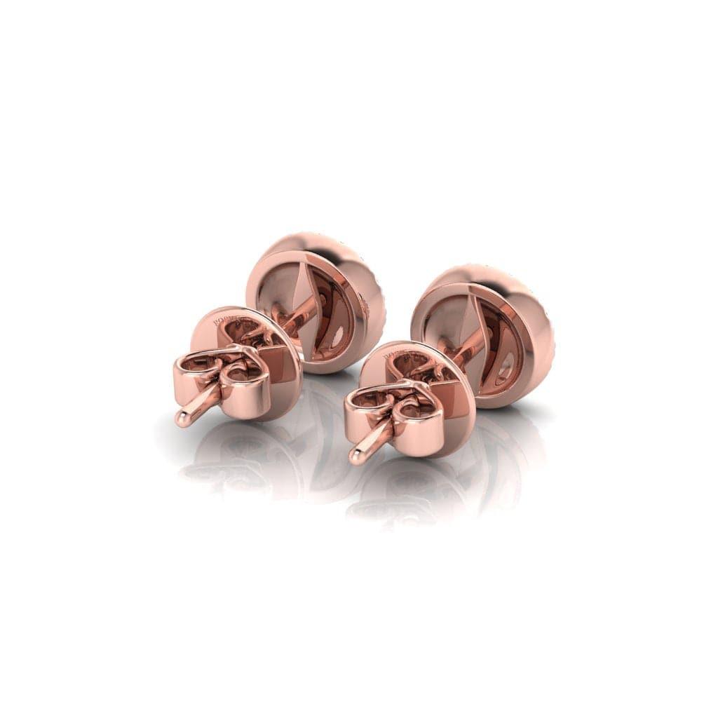 Eminence Pinks Diamond Disc Earrings - Rosendorff Diamond Jewellers