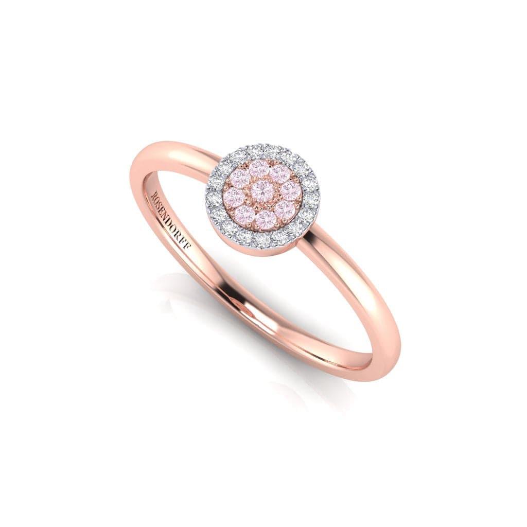 Eminence Pinks Diamond Disc Ring - Rosendorff Diamond Jewellers