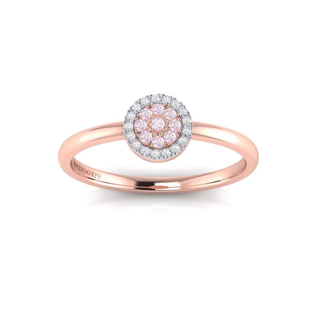 Eminence Pinks Diamond Disc Ring - Rosendorff Diamond Jewellers