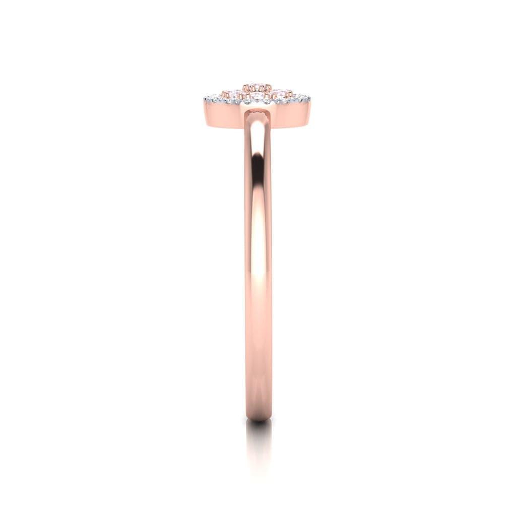 Eminence Pinks Diamond Disc Ring - Rosendorff Diamond Jewellers