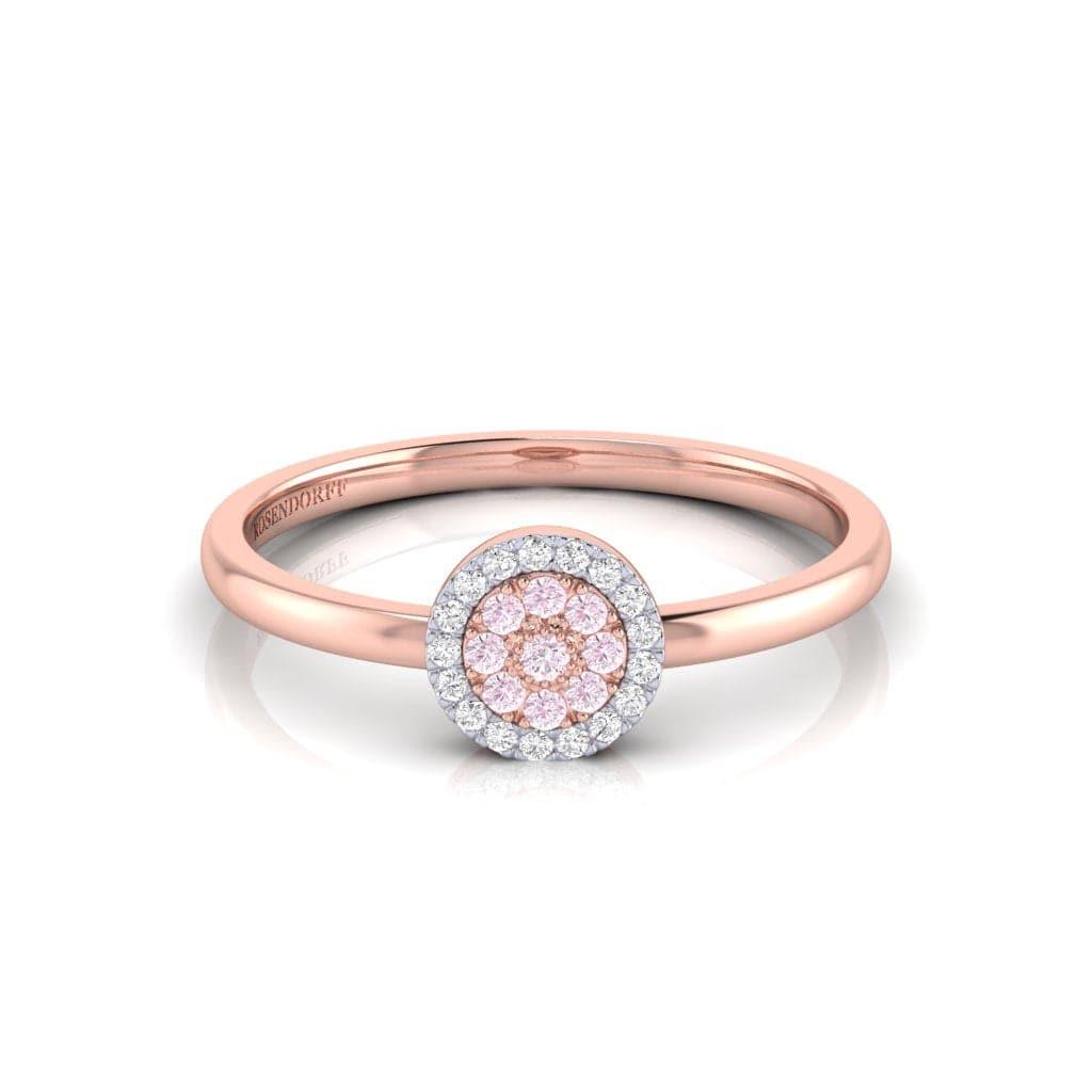 Eminence Pinks Diamond Disc Ring - Rosendorff Diamond Jewellers