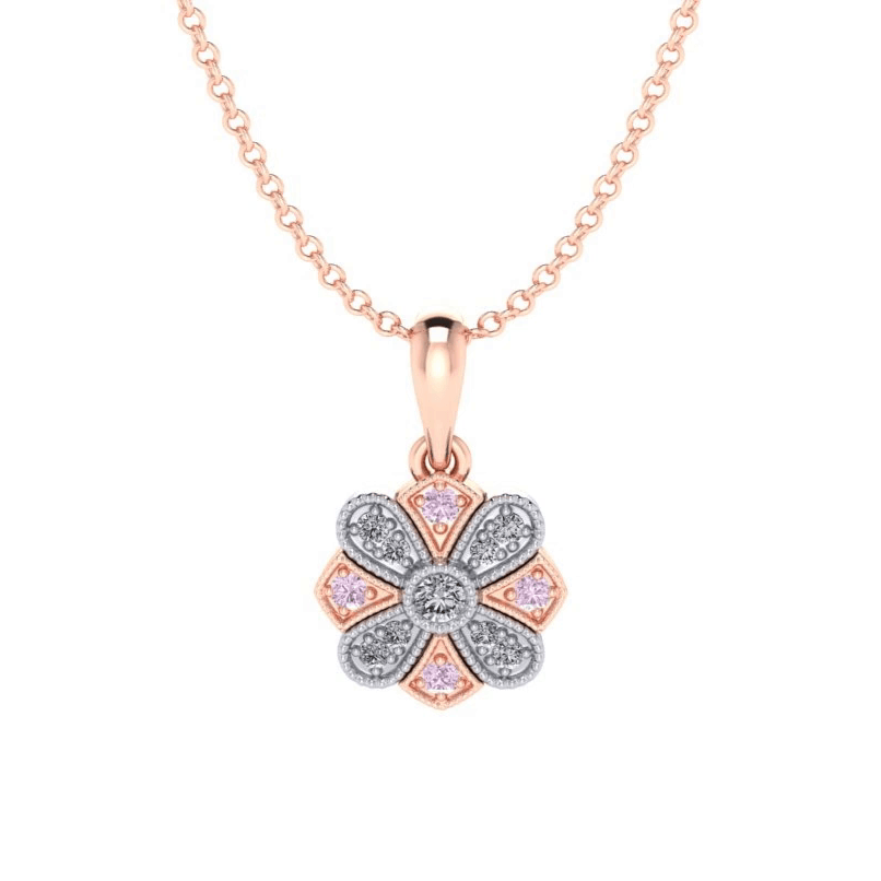 Eminence Pinks Vintage Pendant - Rosendorff Diamond Jewellers