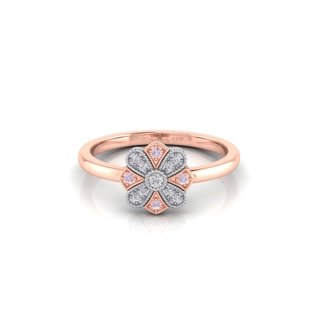 Eminence Pinks Vintage Ring - Rosendorff Diamond Jewellers