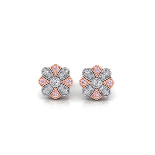 Eminence Pinks Vintage Earrings - Rosendorff Diamond Jewellers