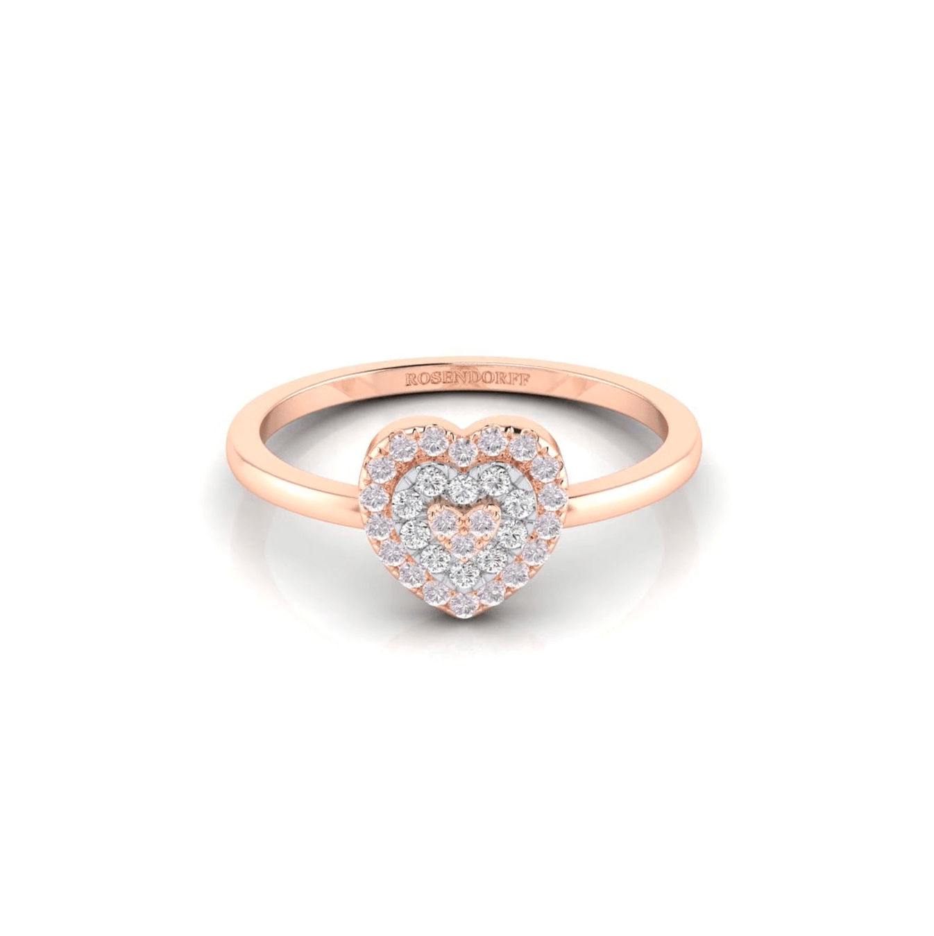 Eminence Pinks Diamond Heart Ring - Rosendorff Diamond Jewellers