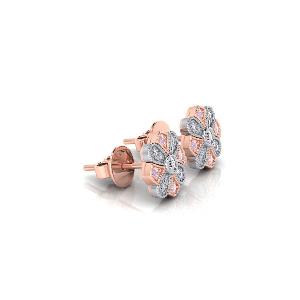 Eminence Pinks Vintage Earrings - Rosendorff Diamond Jewellers