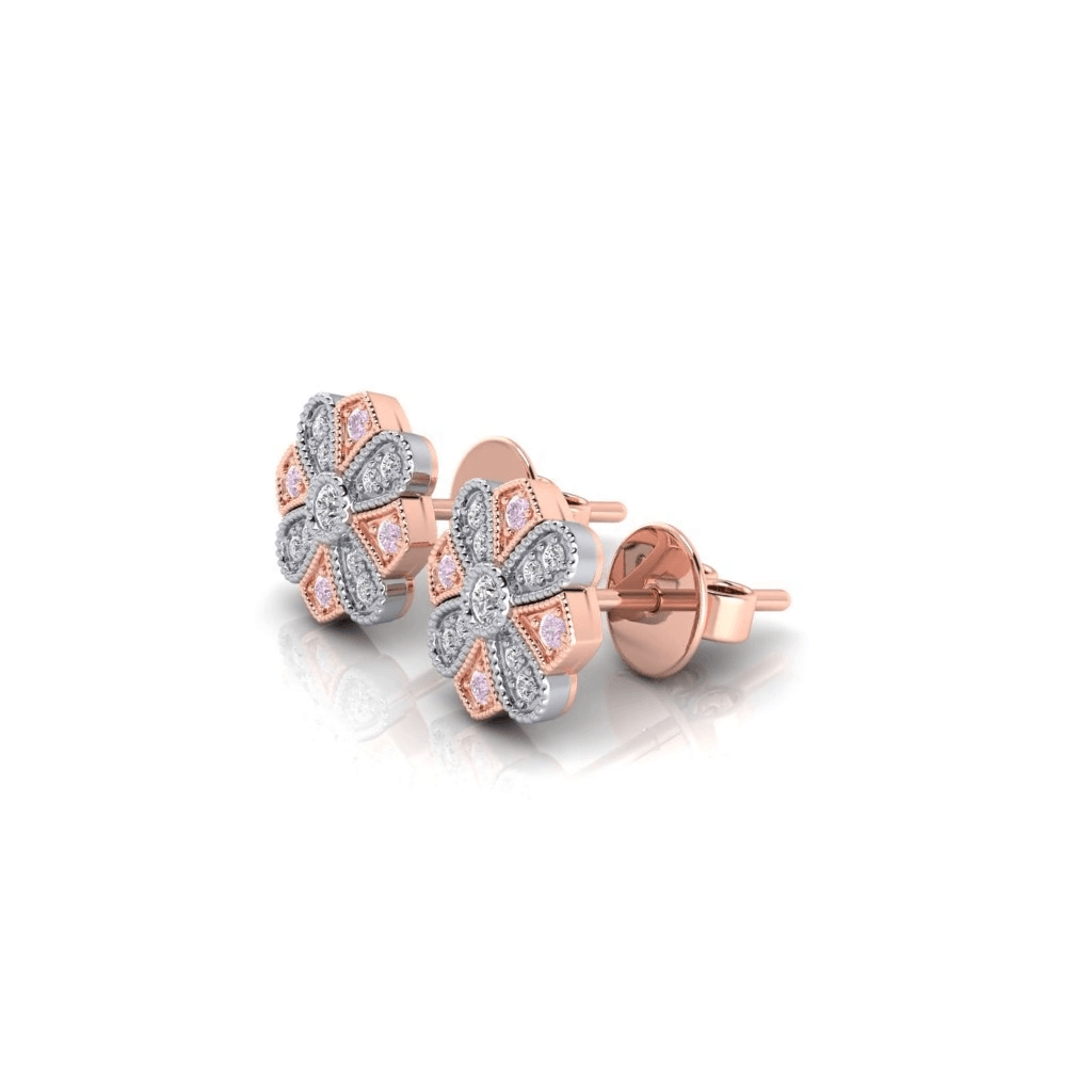 Eminence Pinks Vintage Earrings - Rosendorff Diamond Jewellers