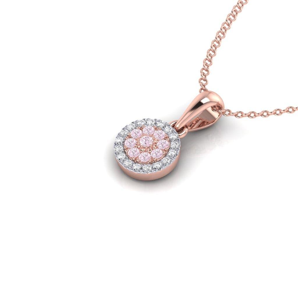 Eminence Pinks Diamond Disc Pendant - Rosendorff Diamond Jewellers