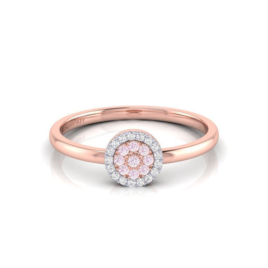 Eminence Pinks Diamond Disc Ring - Rosendorff Diamond Jewellers