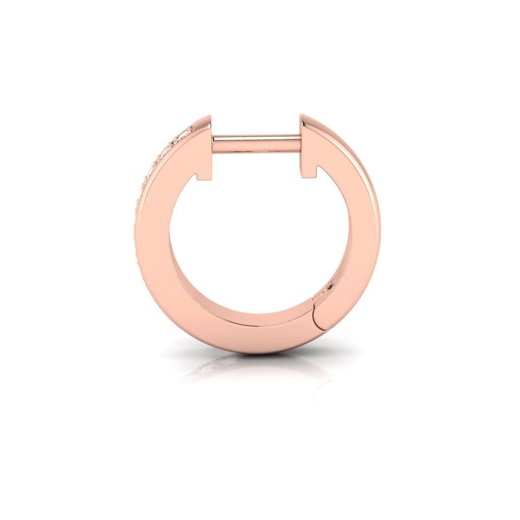 Eminence Pinks Hoop Channel Earrings - Rosendorff Diamond Jewellers